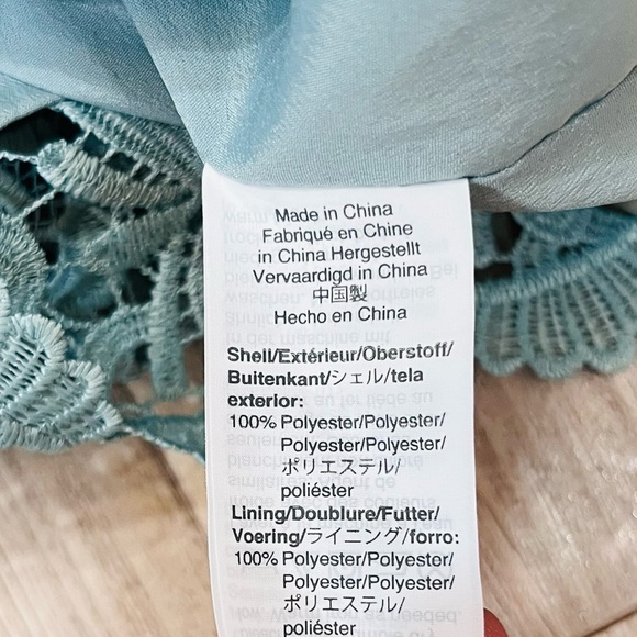 J. Crew midi dress lace sage green teal size 2 - Picture 7 of 8